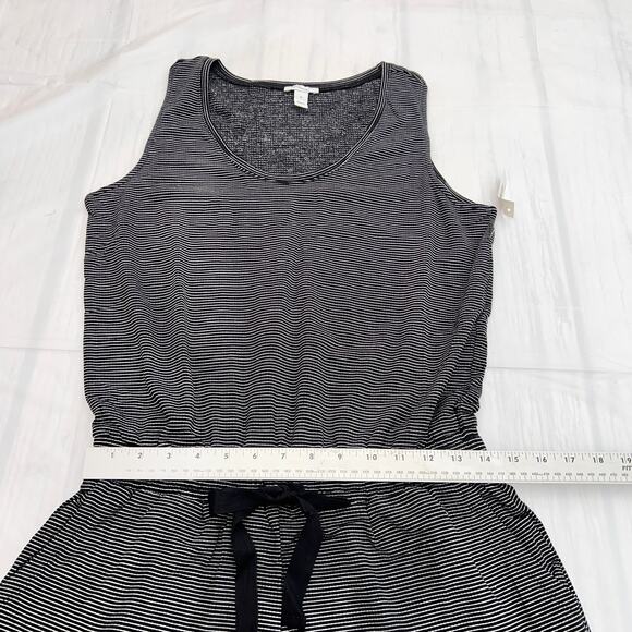 Daily Ritual Women's Supersoft Terry Short-Sleeve Scoop-Neck Romper Size M - Picture 6 of 11